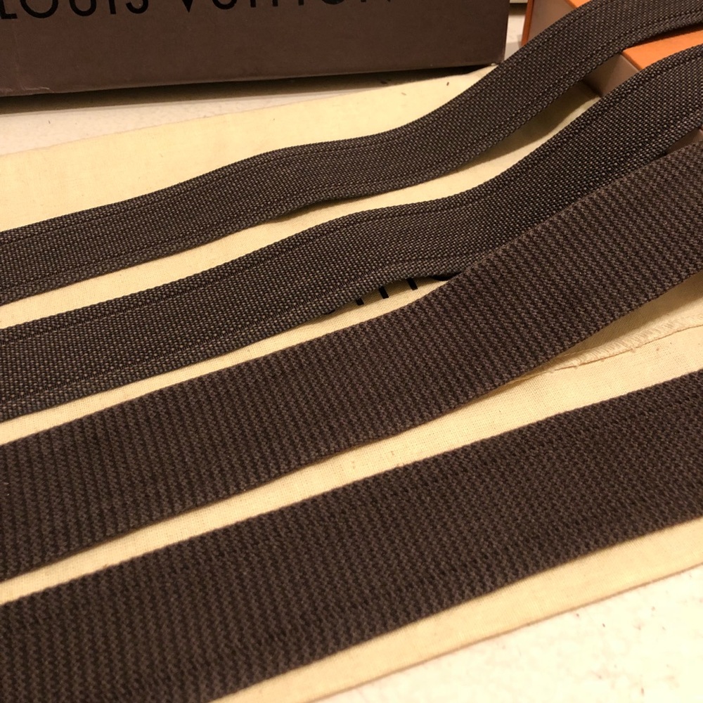 Authentic Louis Vuitton backpack straps webbing